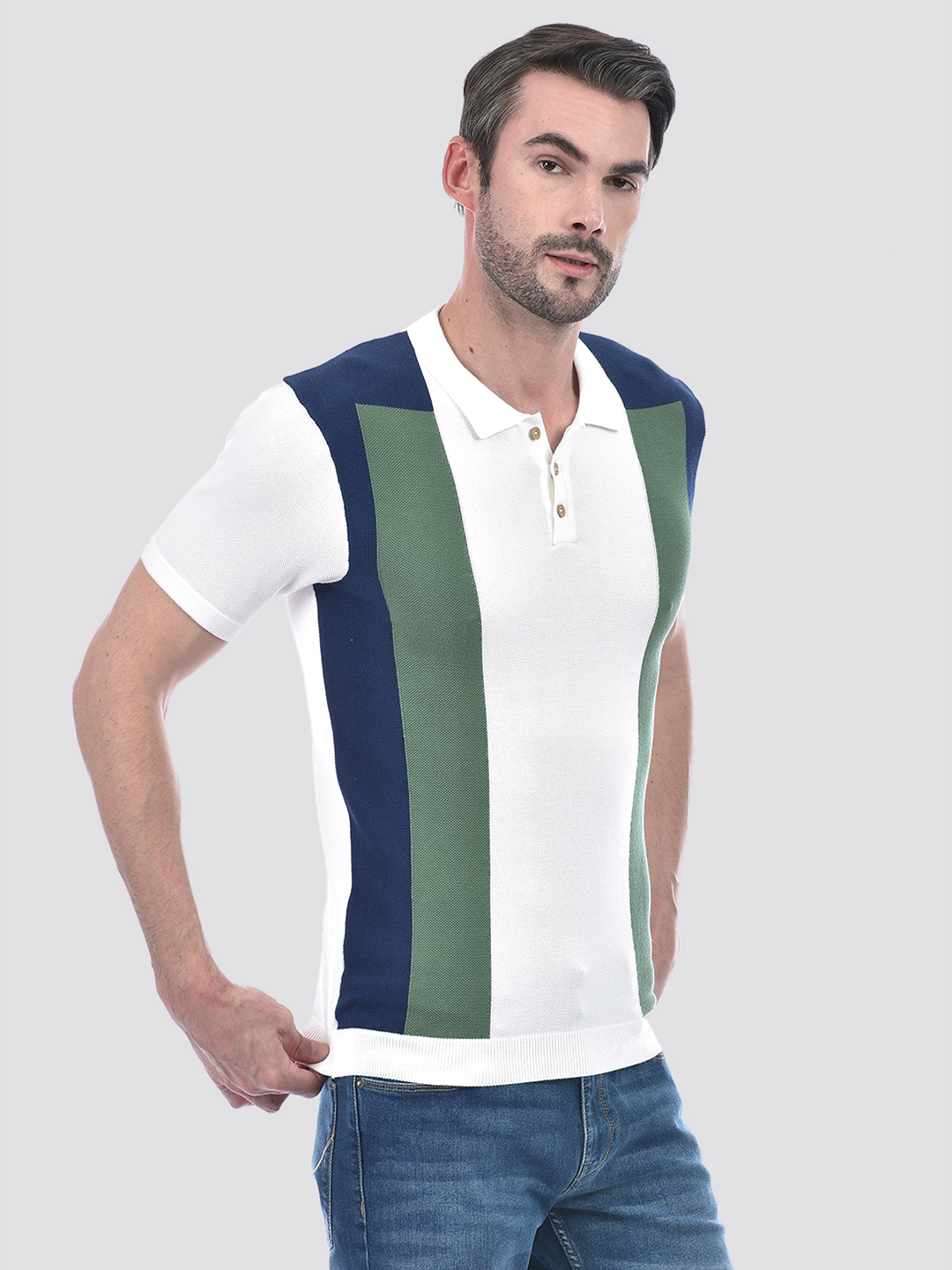 Numero Uno Men Color Block Multicolor T-Shirt